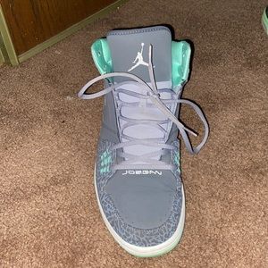 Jordan shoes. I don’t remember the exact name of these.